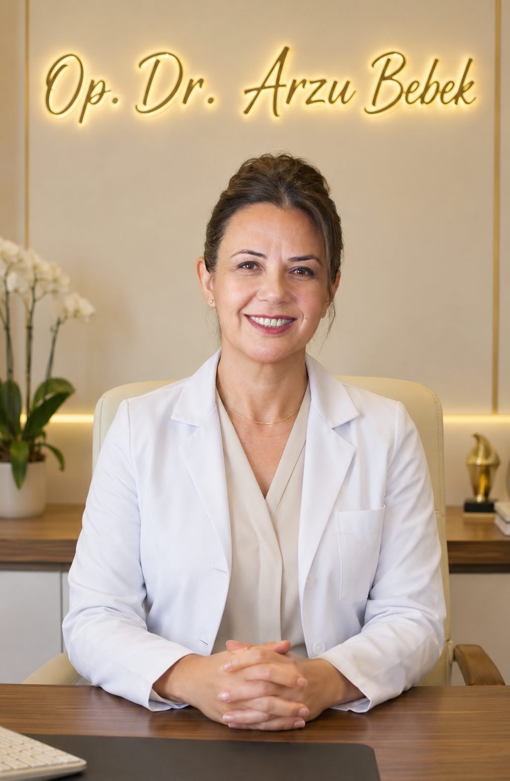 Op. Dr. Arzu Bebek muayenehanesinde